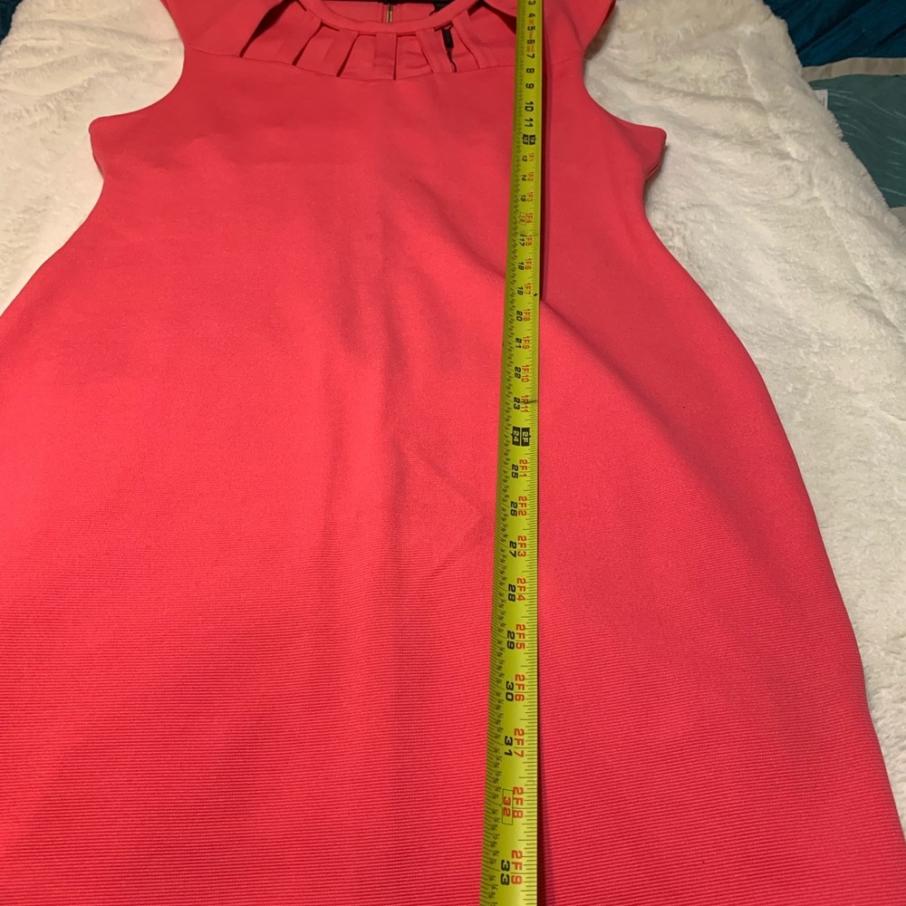 Pink Cut Out Neck Dress Size L Kardashian Kollection New with tags - Picture 9 of 10